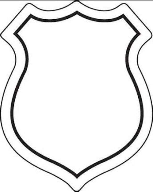 badge clipart black and white