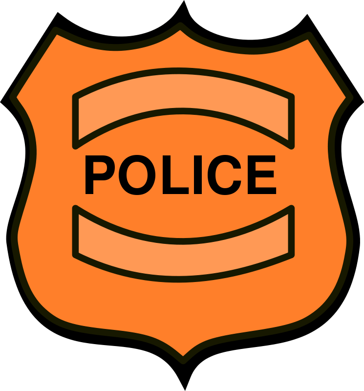 Law clipart police. Free badges cliparts download