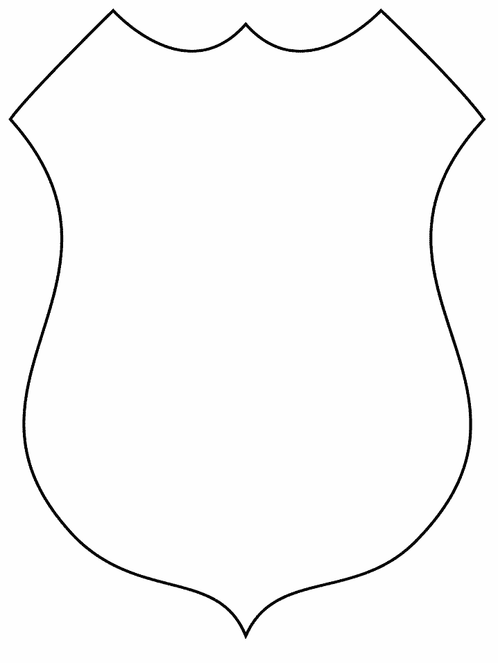 Free police download clip. Badge clipart outline