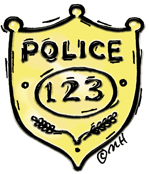 Badge clipart police officer. 