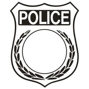 badge clipart police officer