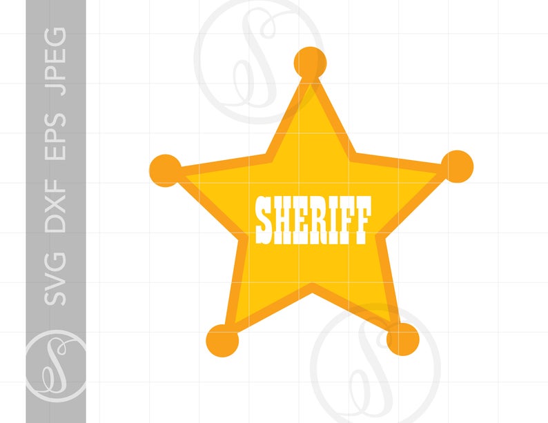 badge clipart sheriff star