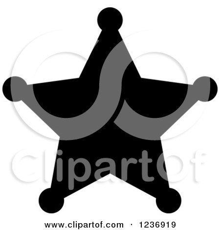 Sheriff at getdrawings com. Badge clipart silhouette