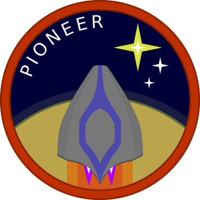 Badge clipart space. Pioneer sim on twitter
