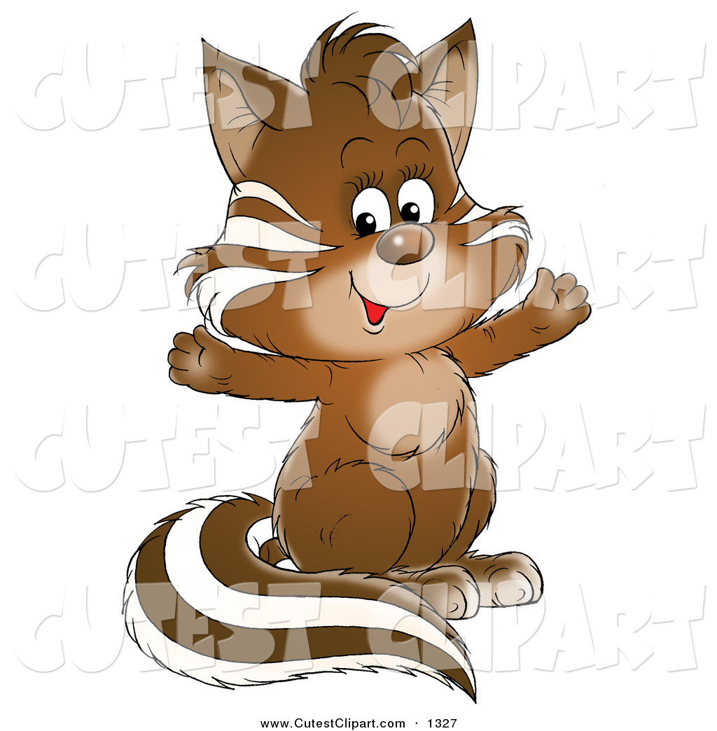 Clip art of a. Badger clipart animal character