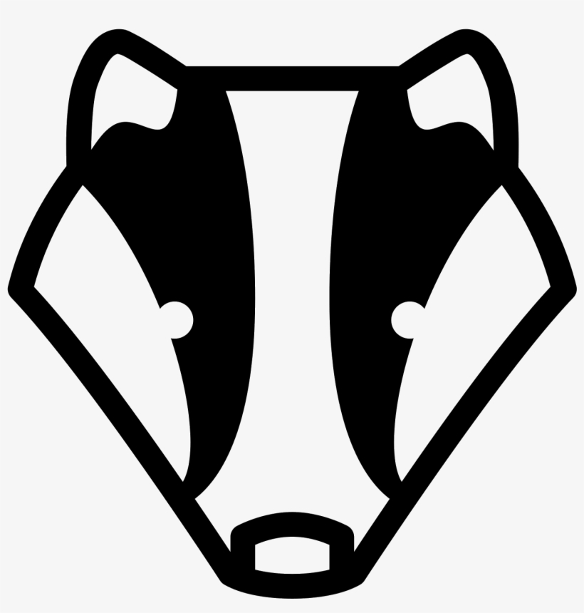 Badger clipart badger face. Image stock honey icon