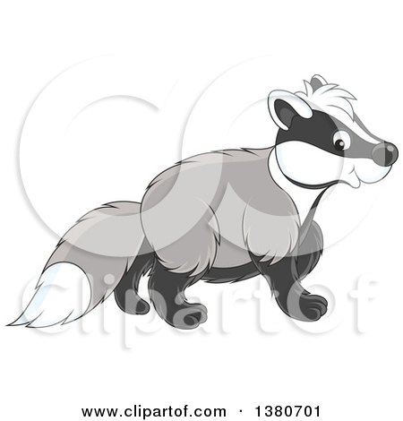 badger clipart cartoon