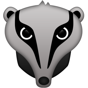 badger clipart emoji