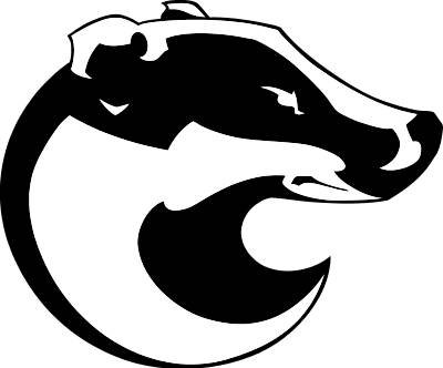 badger clipart mascot