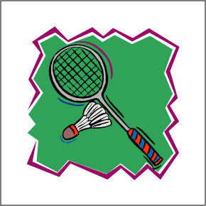 Shirtail . Badminton clipart