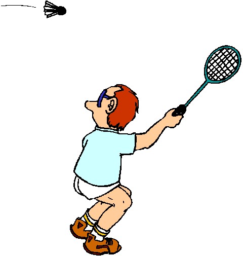 badminton clipart animation