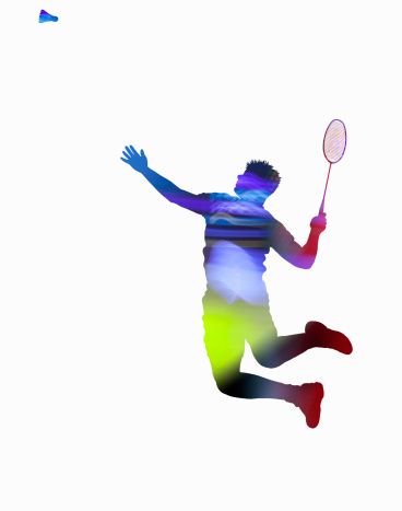 badminton clipart badminton player