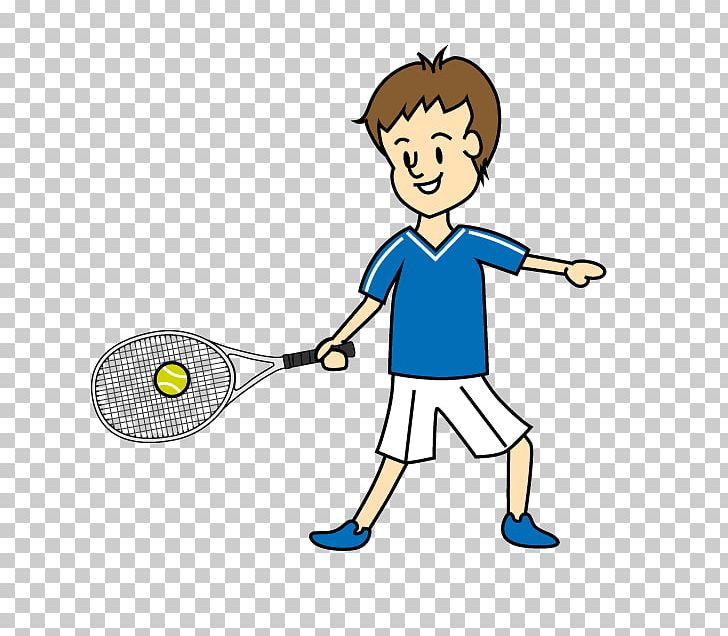 Tennis racket strings sport. Badminton clipart boy