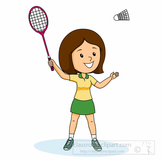 Badminton clipart boy. Download clip art 