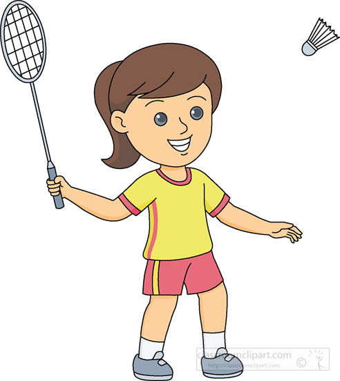 badminton clipart cartoon