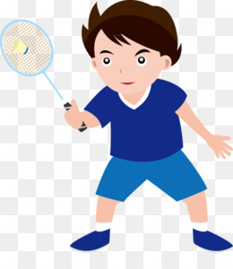 badminton clipart child