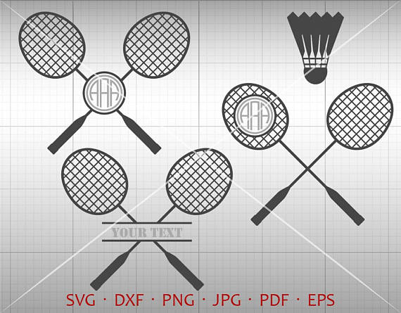 badminton clipart file