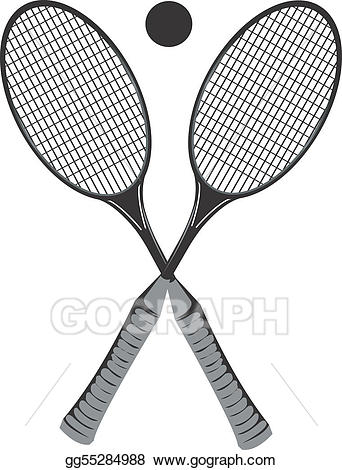 Stock drawing gg . Badminton clipart illustration