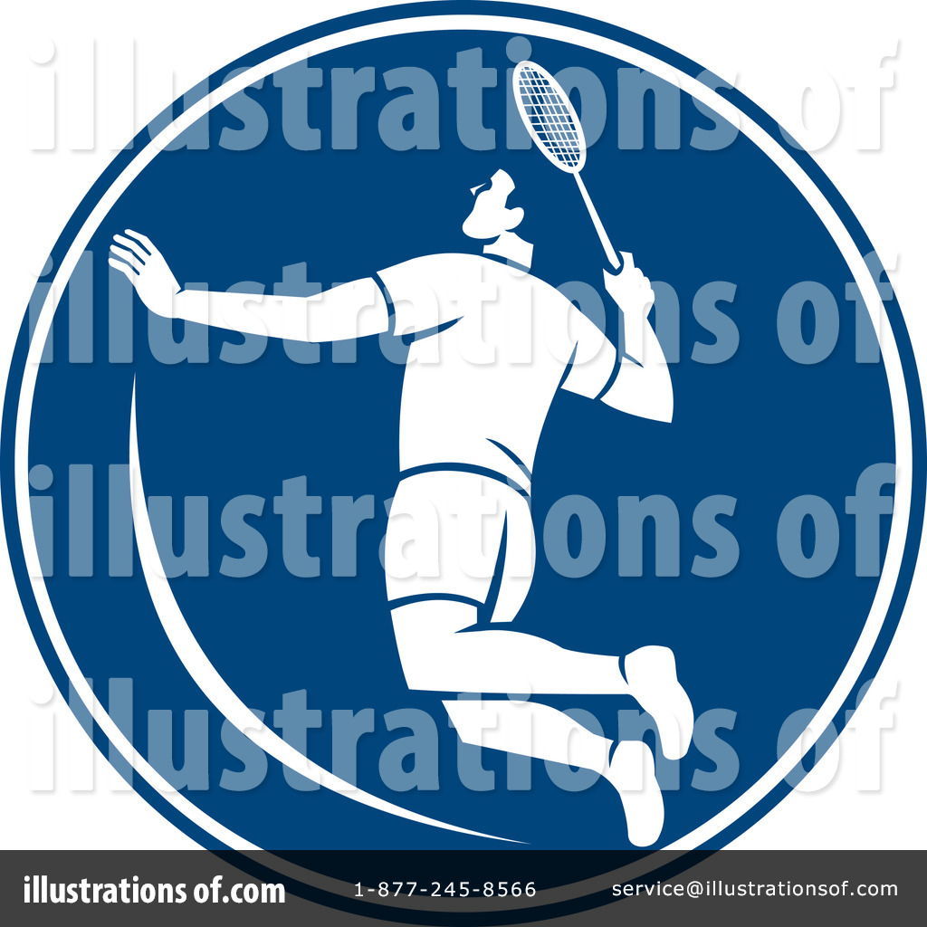 Badminton clipart illustration. By patrimonio 