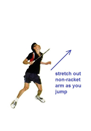 badminton clipart jump smash