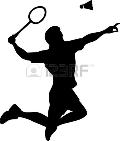 badminton clipart logo