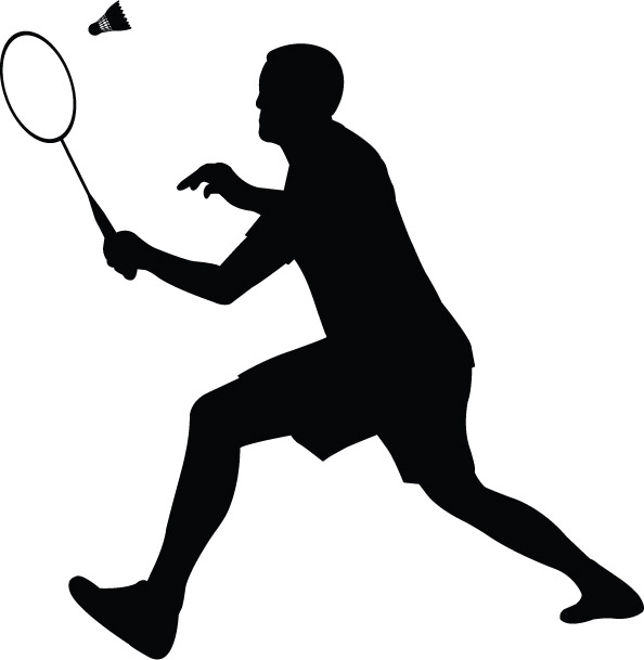 badminton clipart logo