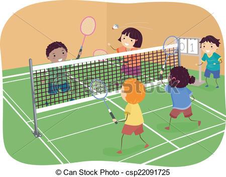 badminton clipart outdoor game badminton