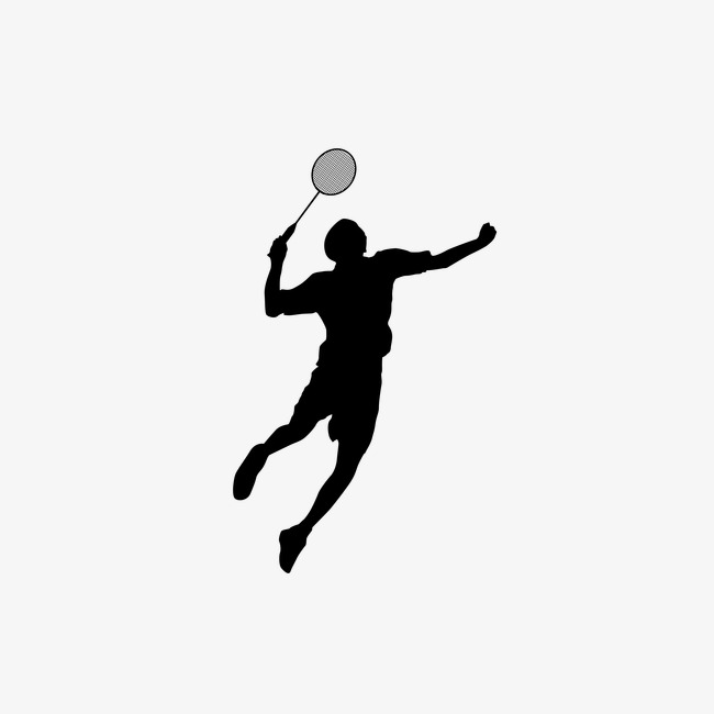 Badminton silhouette