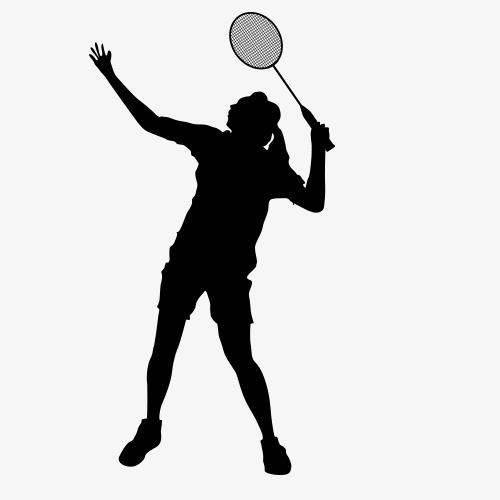 badminton clipart sketch