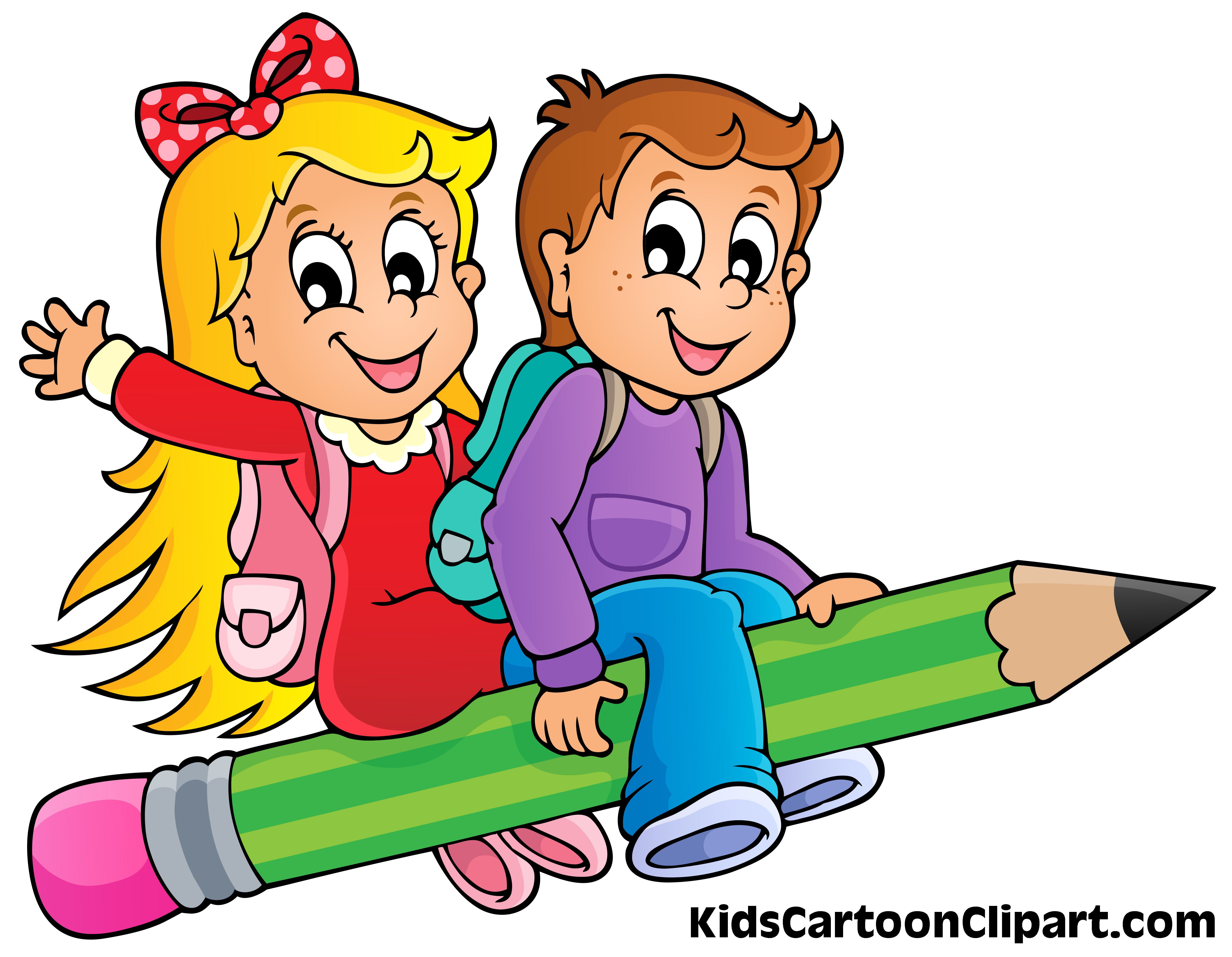 clipart pencil children's