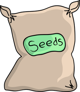 Bag clipart garden. Free seeds image a