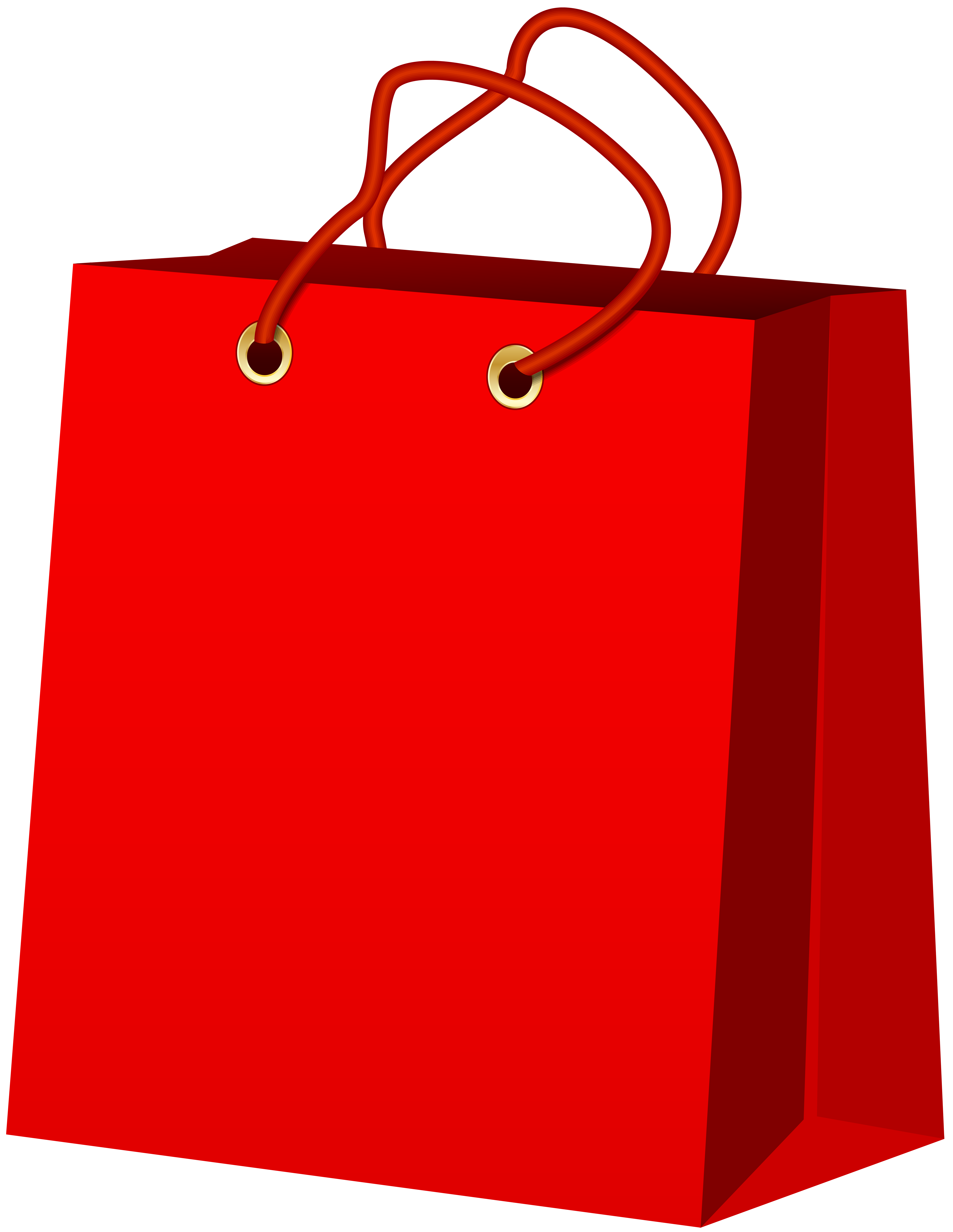 Red gift png clip. Grocery clipart reusable bag