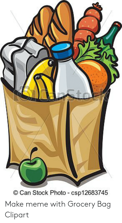 Grocery clipart grocery bag, Grocery grocery bag Transparent FREE for