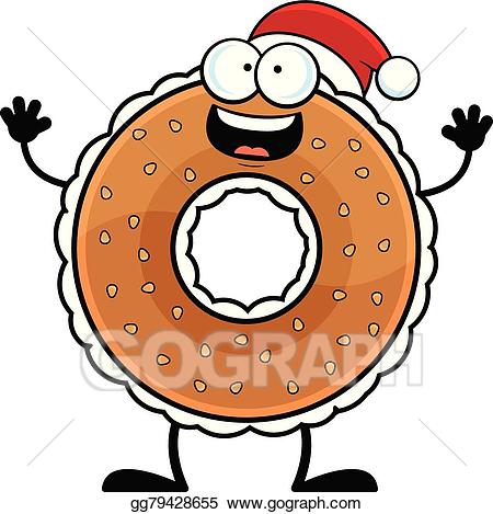 bagel clipart christmas