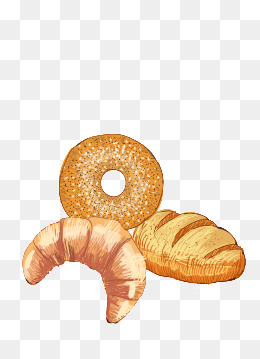 bagel clipart french croissant
