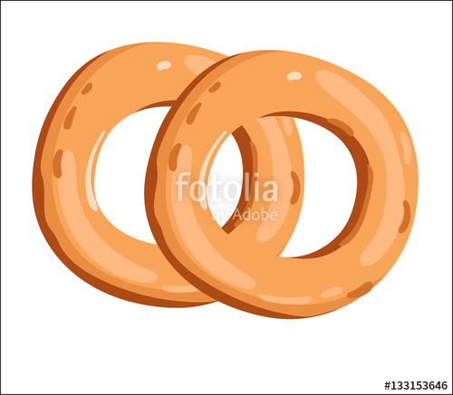 bagel clipart pastery