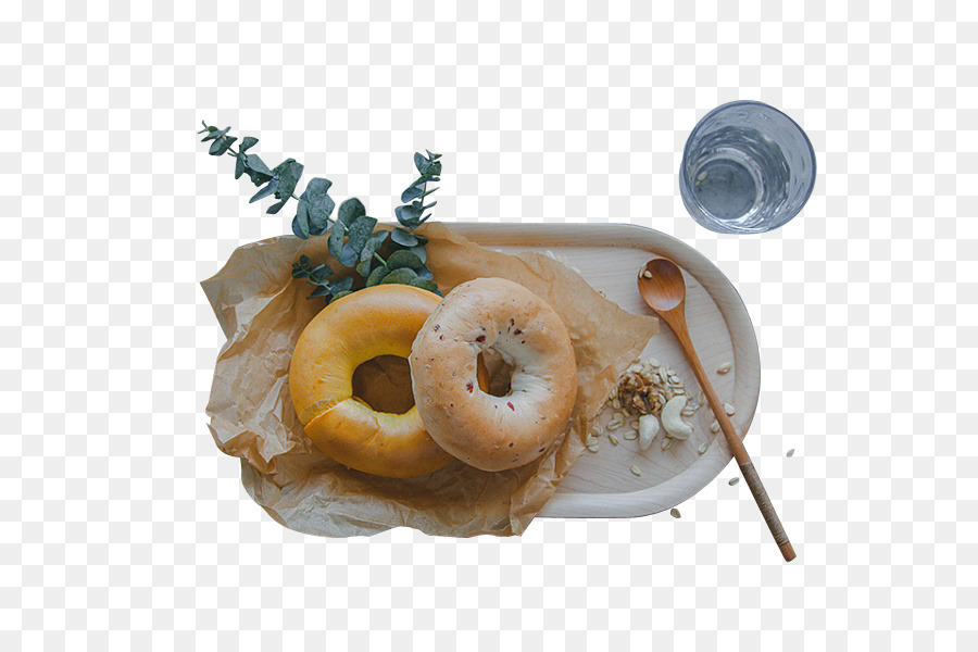 bagel clipart plate