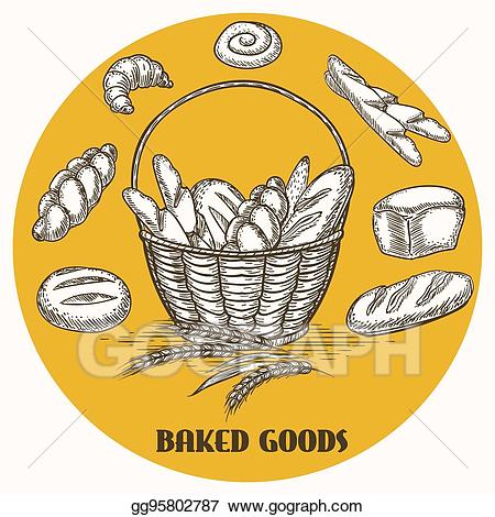 baked goods clipart banner