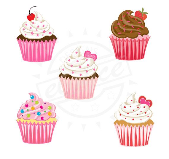 baked goods clipart cupcake
