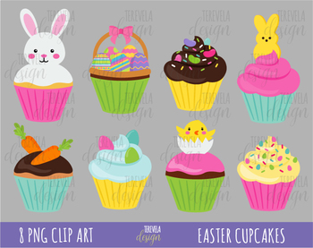 cupcakes clipart easter