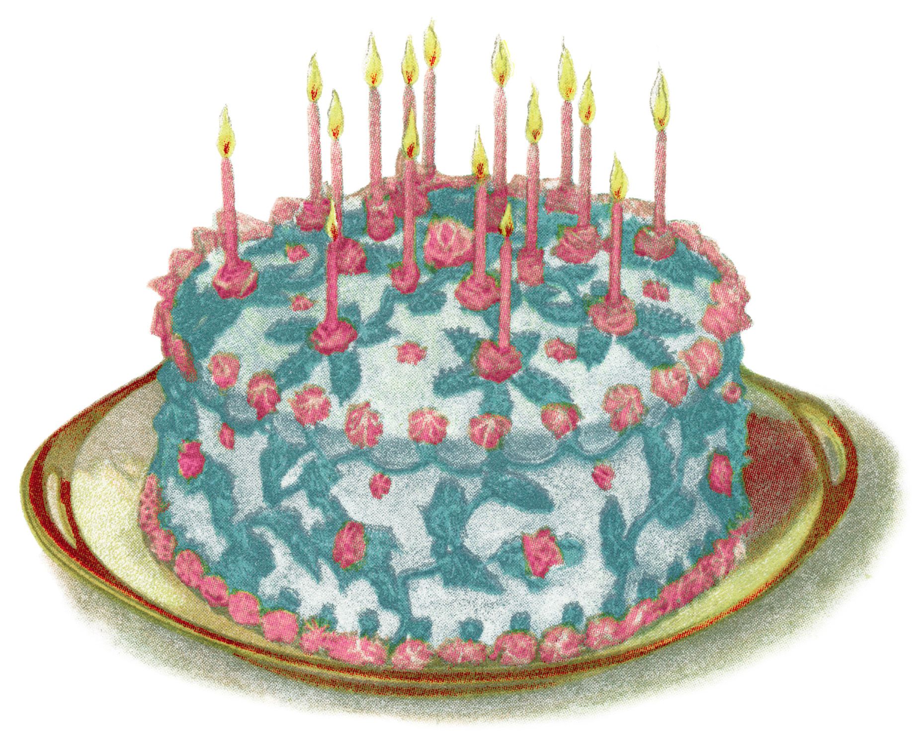 Cake clipart victorian. Vintage clip art birthday