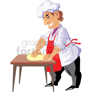 baker clipart animated