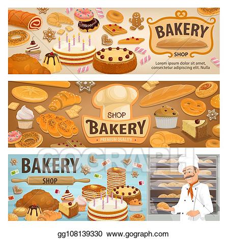 baker clipart bakery store