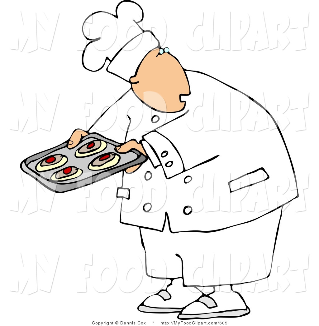 baker clipart food counter
