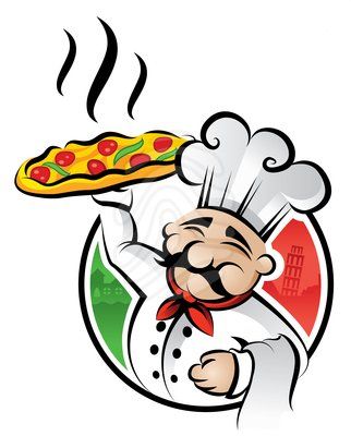 dishes clipart pizza