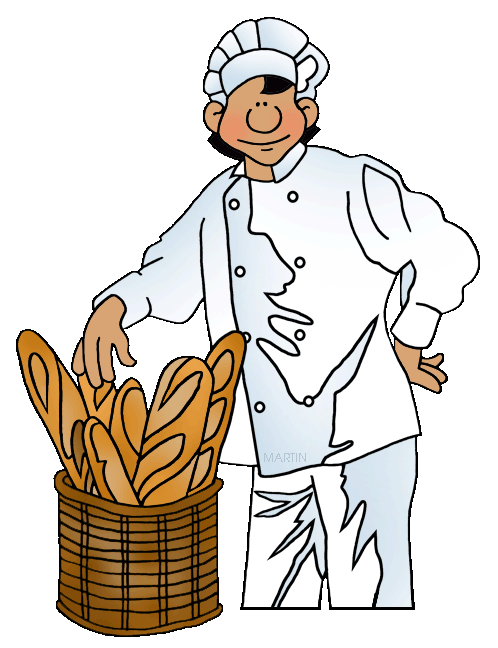 Grain and bread clip. Medieval clipart bakery