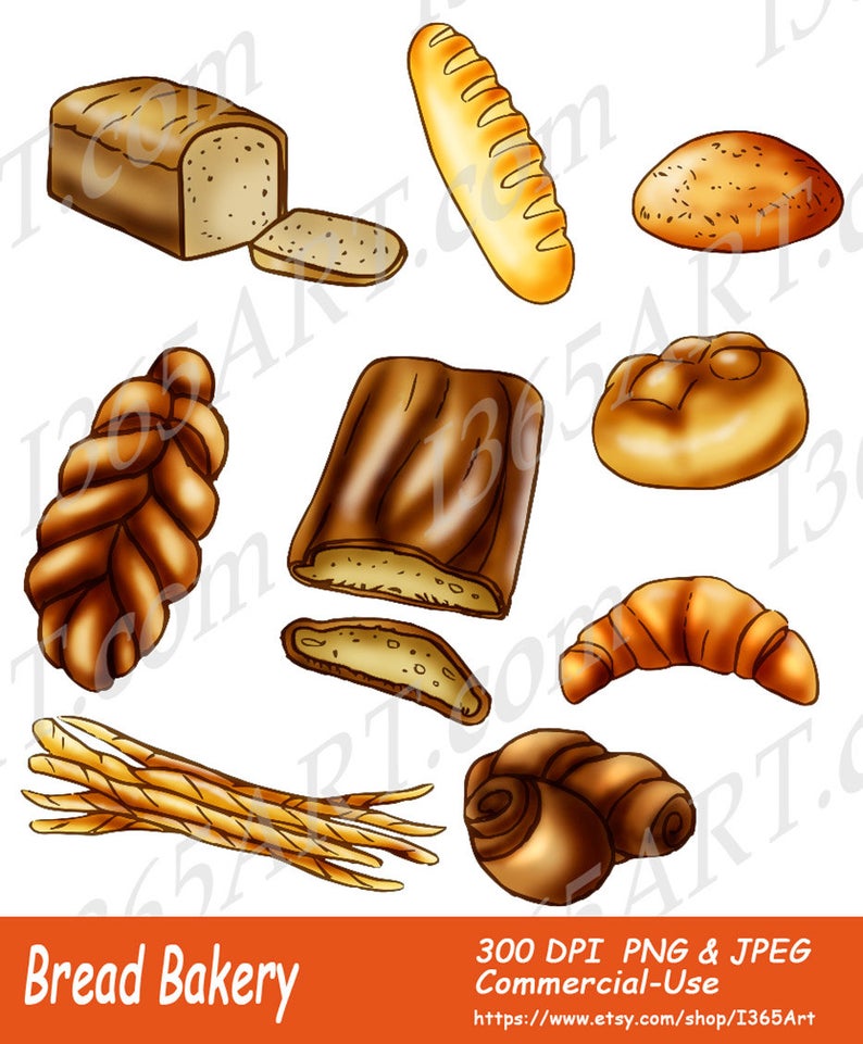 bread clipart bakery