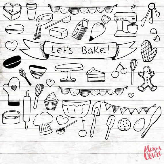 cookbook clipart materials