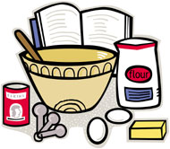 baking clipart mix ingredient