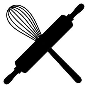 baking clipart silhouette
